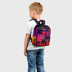 Детский рюкзак Тропический пляж, цвет: 3D-принт — фото 2