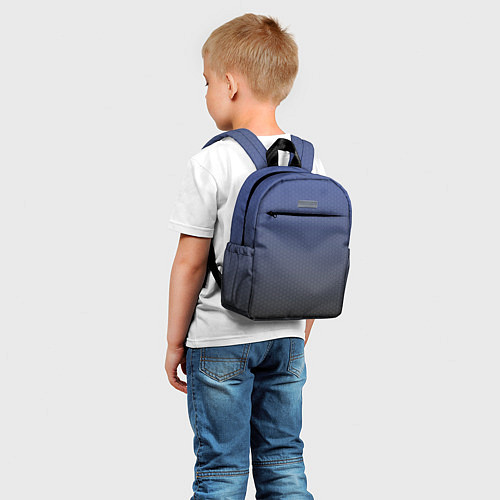Детский рюкзак Серый октагон / 3D-принт – фото 5