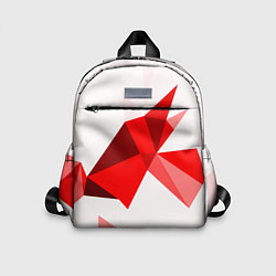 Детский рюкзак GEOMETRY RED, цвет: 3D-принт