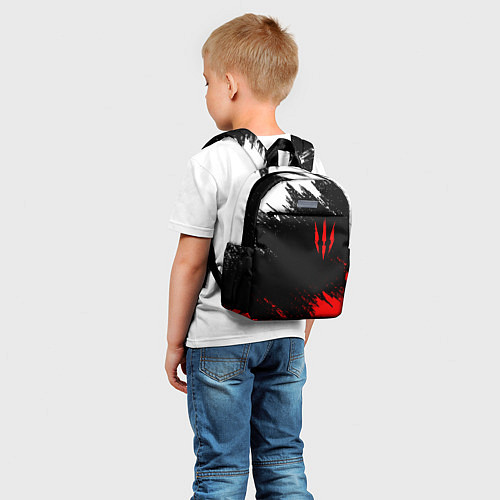 Детский рюкзак ВЕДЬМАК 3 ГЕРАЛЬТ КОГОТЬ / 3D-принт – фото 5