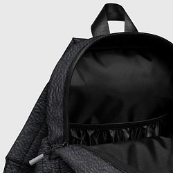 Детский рюкзак Текстура черная кожа рельеф, цвет: 3D-принт — фото 2