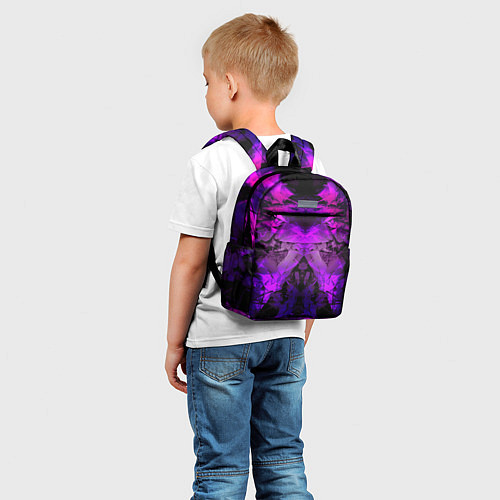 Детский рюкзак Абстракция,пришелиц,космос,100 / 3D-принт – фото 5