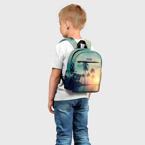 Детский рюкзак Пальмы / 3D-принт – фото 5
