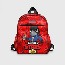 Детский рюкзак BRAWL STARS CROW ВОРОН, цвет: 3D-принт