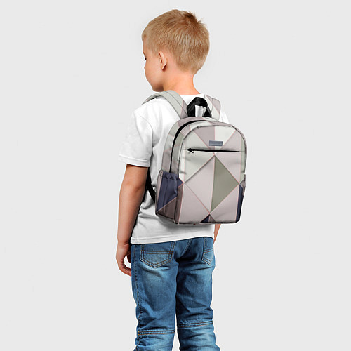Детский рюкзак Треугольники / 3D-принт – фото 5