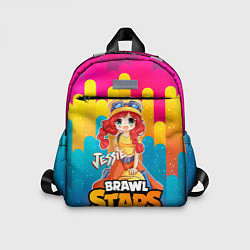 Детский рюкзак Jessie Brawl Stars anime style, цвет: 3D-принт