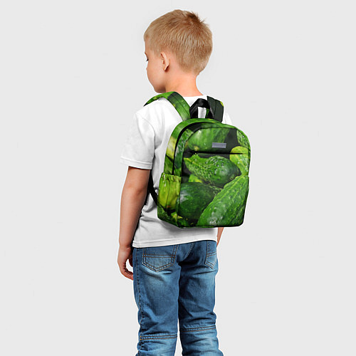 Детский рюкзак Огурцы / 3D-принт – фото 5