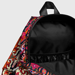 Детский рюкзак Бордовый ковер, цвет: 3D-принт — фото 2