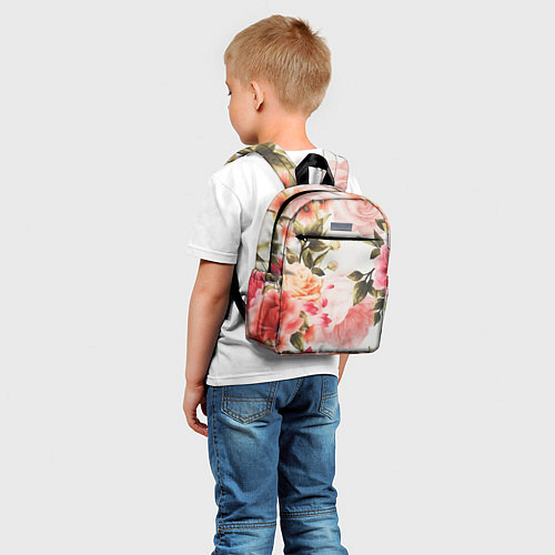Детский рюкзак Нежный букет / 3D-принт – фото 5