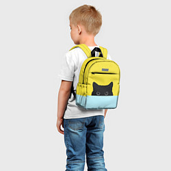 Детский рюкзак Кот в засаде, цвет: 3D-принт — фото 2
