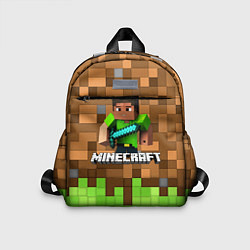 Детский рюкзак Minecraft logo heroes