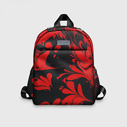 Детский рюкзак Красный Мрамор