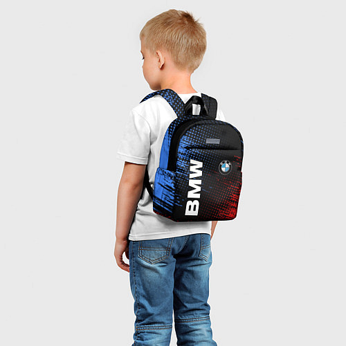 Детский рюкзак BMW ТЕКСТУРА / 3D-принт – фото 5