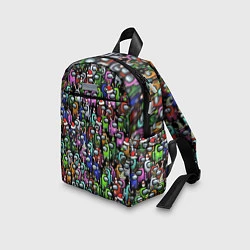 Детский рюкзак Among Us С Новым Годом!, цвет: 3D-принт — фото 2