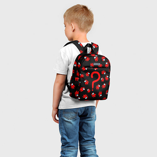 Детский рюкзак Among us, Who? / 3D-принт – фото 5