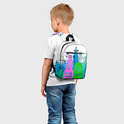 Детский рюкзак Город, цвет: 3D-принт — фото 2