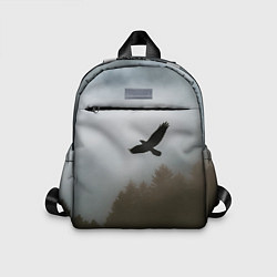 Детский рюкзак Орёл над лесом, цвет: 3D-принт