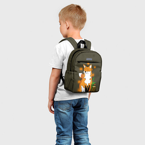 Детский рюкзак Лиса в лесу / 3D-принт – фото 5