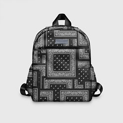Детский рюкзак 3D Бандана v black, цвет: 3D-принт