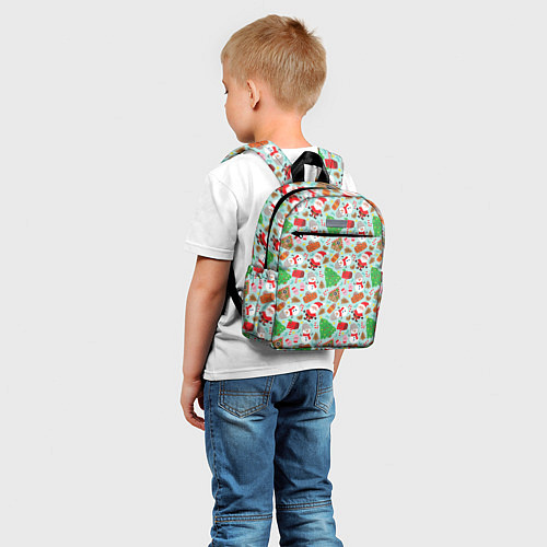 Детский рюкзак Новый Год / 3D-принт – фото 5