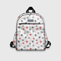 Детский рюкзак Снежинки, цвет: 3D-принт
