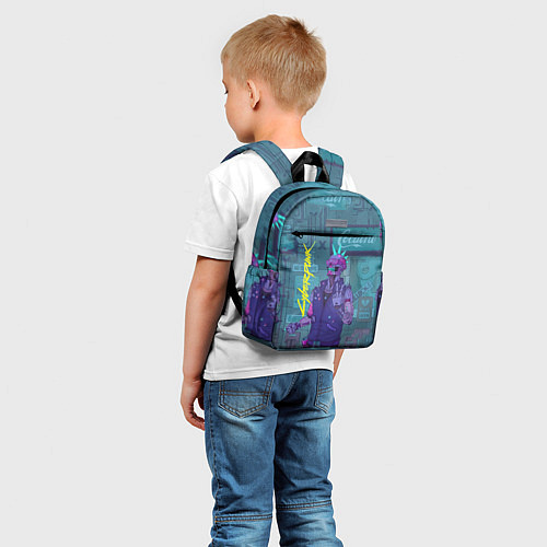 Детский рюкзак Cyberpunk 2077 / 3D-принт – фото 5