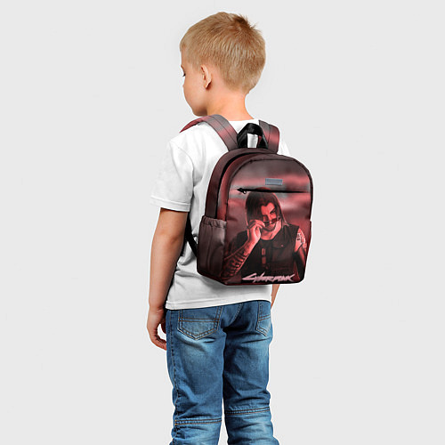 Детский рюкзак Johnny Silverhand Cyberpunk / 3D-принт – фото 5