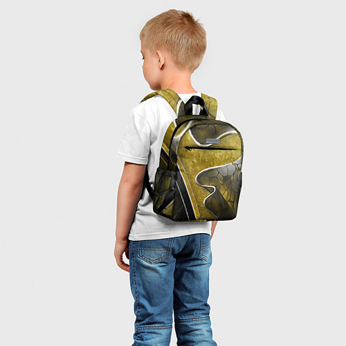Детский рюкзак Золотой треугольник / 3D-принт – фото 5