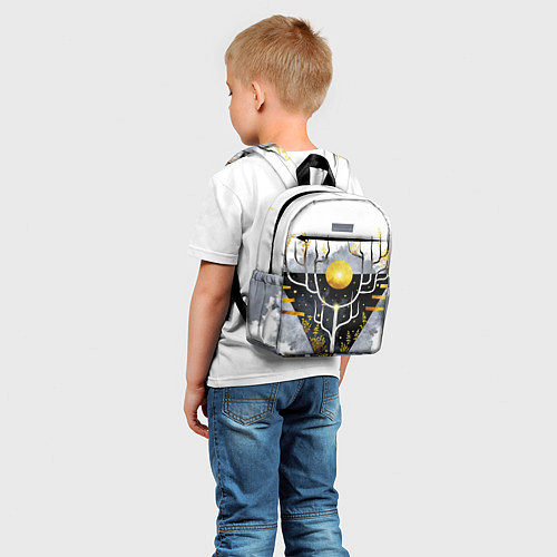 Детский рюкзак Графит и золото: дерево жизни / 3D-принт – фото 5