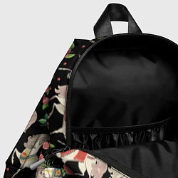 Детский рюкзак Лошади и цветы, цвет: 3D-принт — фото 2