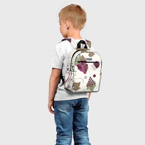Детский рюкзак Виноград и винишко / 3D-принт – фото 5