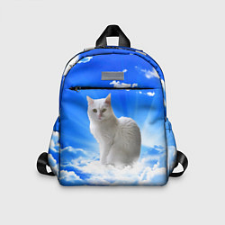 Детский рюкзак Кот в облаках, цвет: 3D-принт
