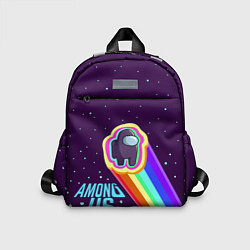 Детский рюкзак AMONG US neon rainbow