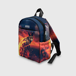 Детский рюкзак Огненная лиса, цвет: 3D-принт — фото 2