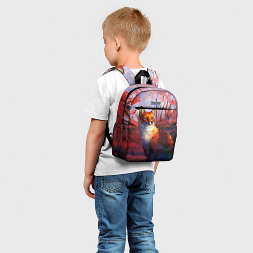 Детский рюкзак Рыжая лиса / 3D-принт – фото 5