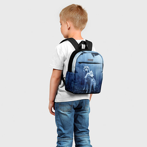 Детский рюкзак Волки / 3D-принт – фото 5