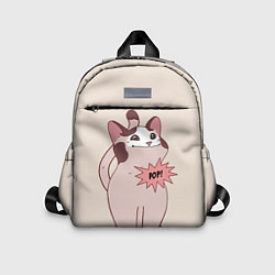 Детский рюкзак Pop Cat, цвет: 3D-принт