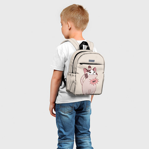 Детский рюкзак Pop Cat / 3D-принт – фото 5