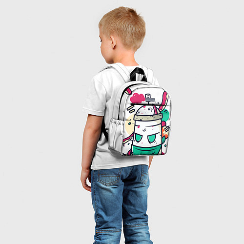 Детский рюкзак Граффити / 3D-принт – фото 5
