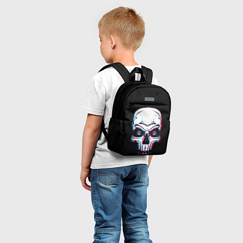 Детский рюкзак Glitch Skull / 3D-принт – фото 5