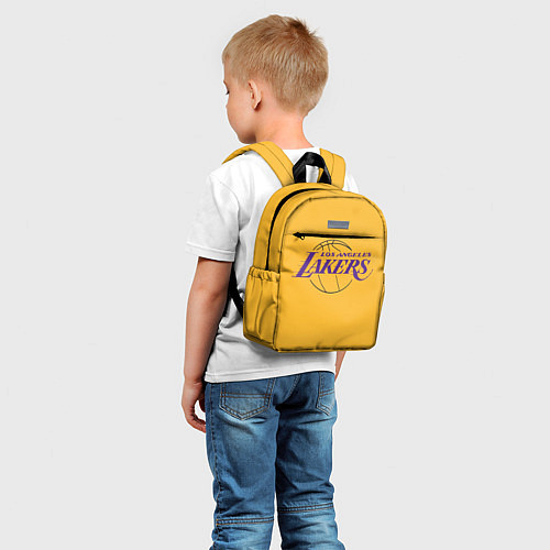 Детский рюкзак Лос-Анджелес Лейкерс Форма1 / 3D-принт – фото 5