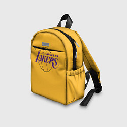 Детский рюкзак Лос-Анджелес Лейкерс Форма1, цвет: 3D-принт — фото 2