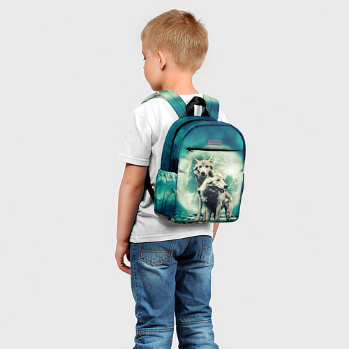 Детский рюкзак Волки, пара / 3D-принт – фото 5