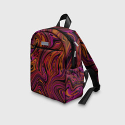 Детский рюкзак Purple abstract, цвет: 3D-принт — фото 2