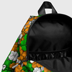 Детский рюкзак Ирландский клевер, цвет: 3D-принт — фото 2