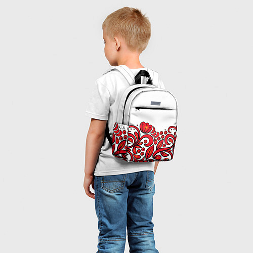 Детский рюкзак ХОХЛОМА / 3D-принт – фото 5