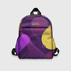 Детский рюкзак ГЕОМЕТРИЧЕСКИЕ ЛИНИИ, цвет: 3D-принт