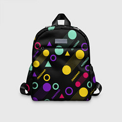 Детский рюкзак Круги и Треугольники, цвет: 3D-принт