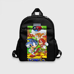 Детский рюкзак Sonic&Knuckles, цвет: 3D-принт