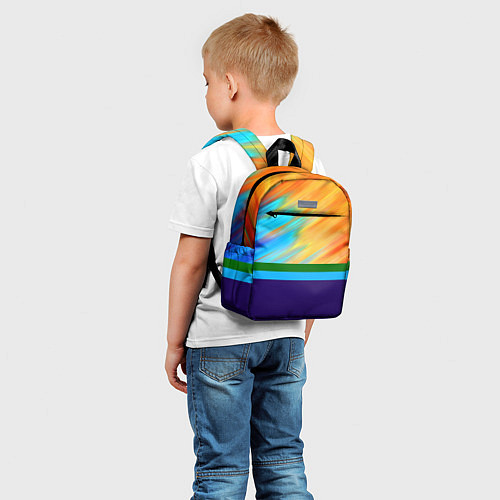 Детский рюкзак Размытие / 3D-принт – фото 5